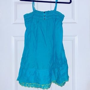 New Da-Nang Turquoise Summer Top M